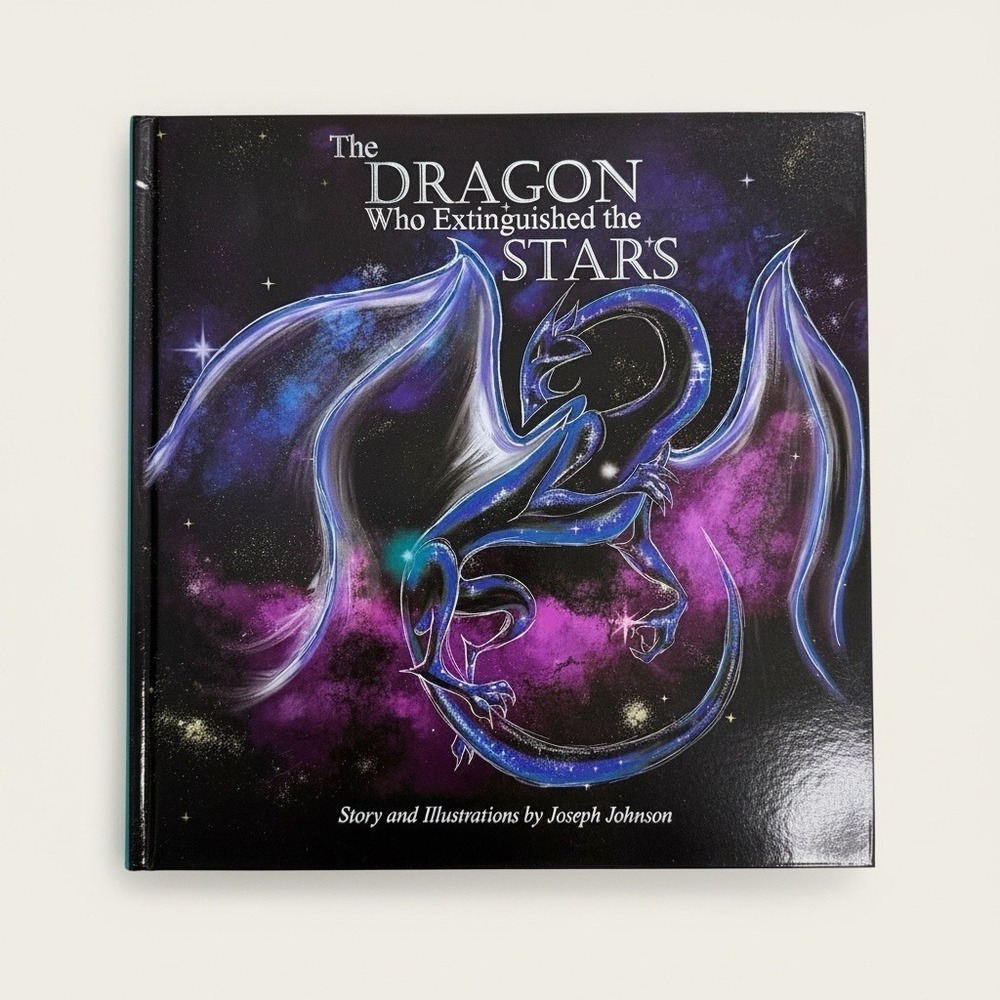 Signed The Dragon Who Extinguished The Stars Book Joseph Johnson HC Fantasy